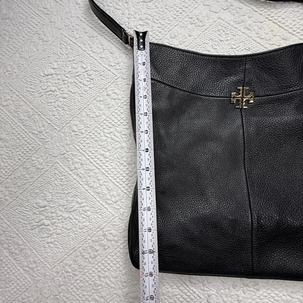 Tory Burch Black Pebbled Leather Shoulder‎ Bag